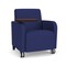 Lesro Siena Lounge Reception Guest Chair W/ Swivel Tablet, 27 in W 29.5 in L 32.5 in H SN1101 - alternate 1
